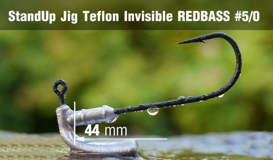Neváznoucí jigová hlavička Teflon Invisible StandUp 5/0 - 9 g - 5 ks