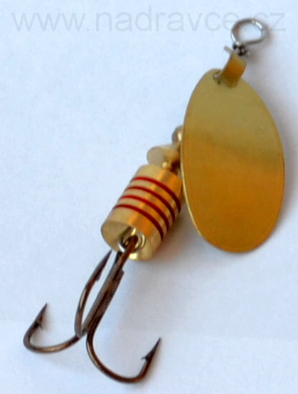 Rotační třpytka Vaškovka 1 - zlatá