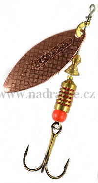 Rotační třpytka Mepps 2 Aglia long měď