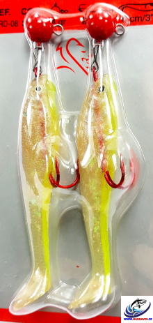 Gumová nástraha Cannelle Shad RD - 8 cm - 2 ks v balení
