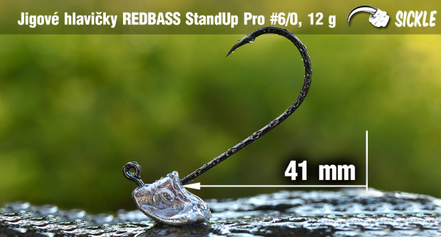 Neváznoucí jigová hlavička StandUp Pro Sickle 6/0 - 12g - 5 ks