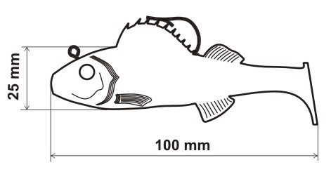 Okoun 10 cm, 22 g
