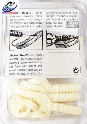 Plandavá třpytka Mepps Timber Doodle 0 s twisterem – zlatá