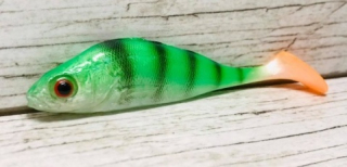 Gumová nástraha Sewro Okoun Fluo 7,5 cm