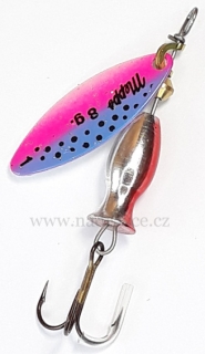 Rotační třpytka Mepps 1 Aglia long Heavy Rainbow Trout 
