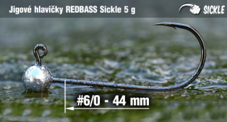 Jigová hlavička Sickle 6/0 - 5g - 5 ks