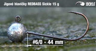 Jigová hlavička Sickle 6/0 - 12g - 5 ks