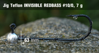 Jigová hlavička Teflon Invisible vel. 10/0 - 7g - 5 ks