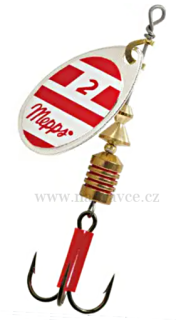 Rotační třpytka MEPPS 2 Aglia  Polonia - stříbrná 