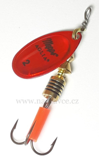 Rotační třpytka MEPPS Aglia 2 Platinum červená